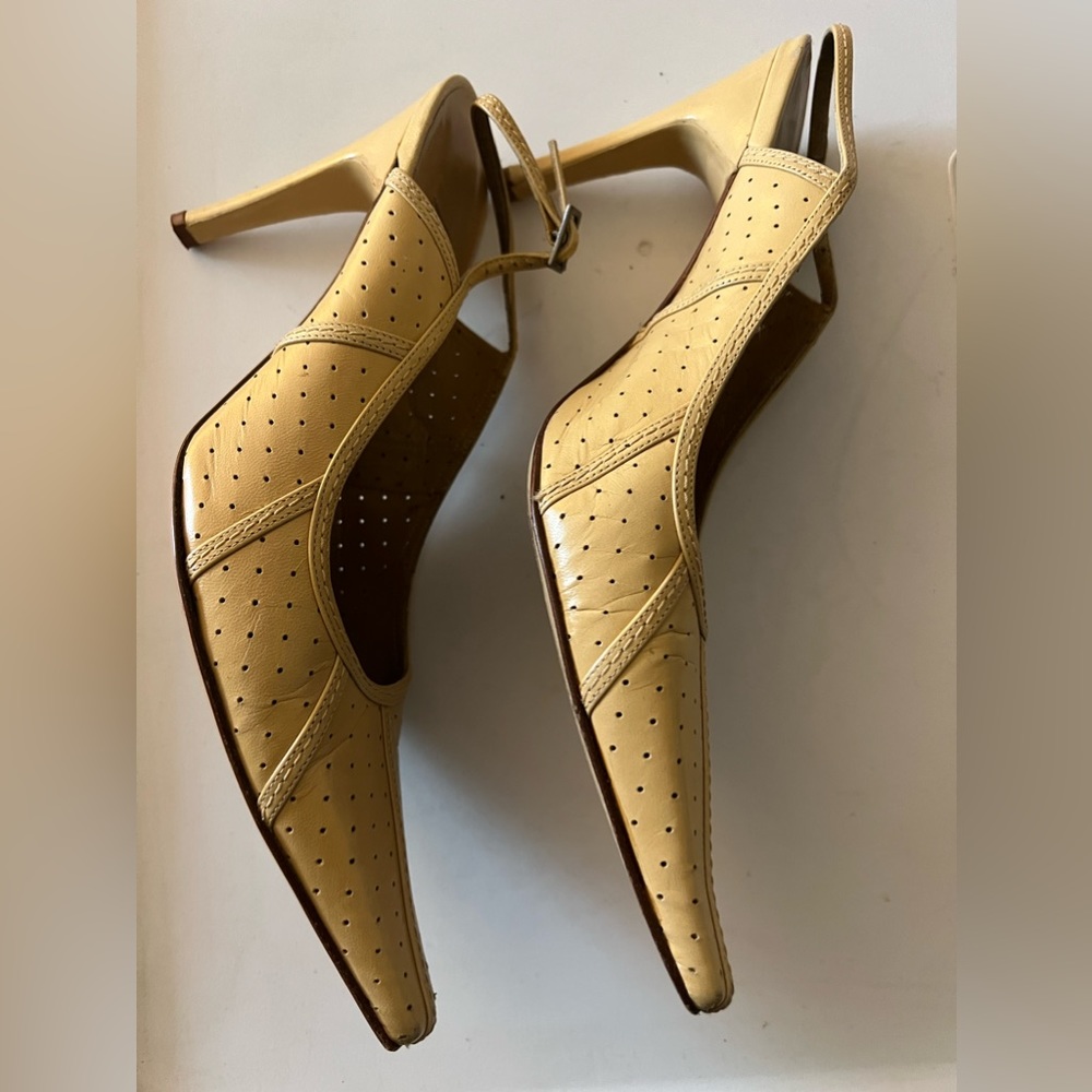 Lindsay Perry Slingback heels.